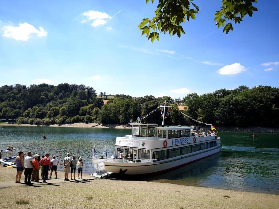 Ferienhaus Lena Im Sauerland Direkt Am Hennesee Meschede Extérieur photo